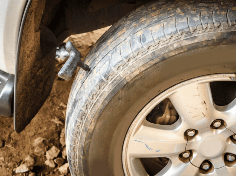 deflated tire plug