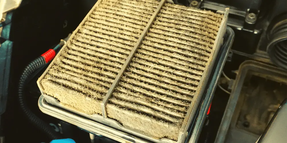 Clogged air filter idle shake when accelerating