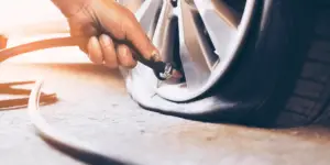 INFLATING-FLAT-TIRE